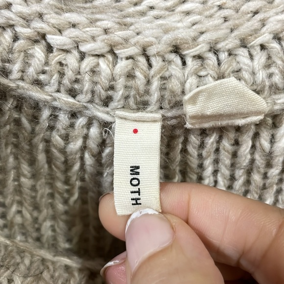 Moth women’s wool alpaca blend sweater - Picture 2 of 5